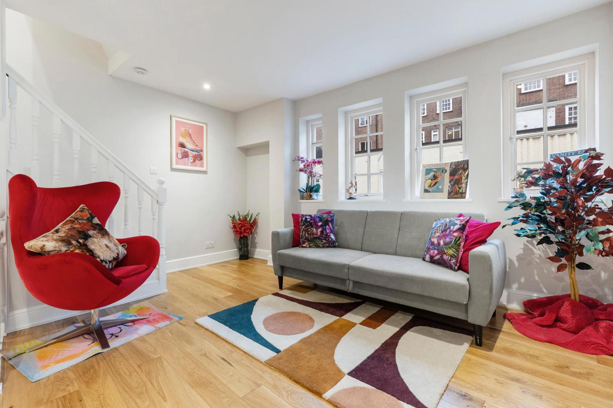 런던 Family Mews Next To Hyde Park 빌라 외부 사진